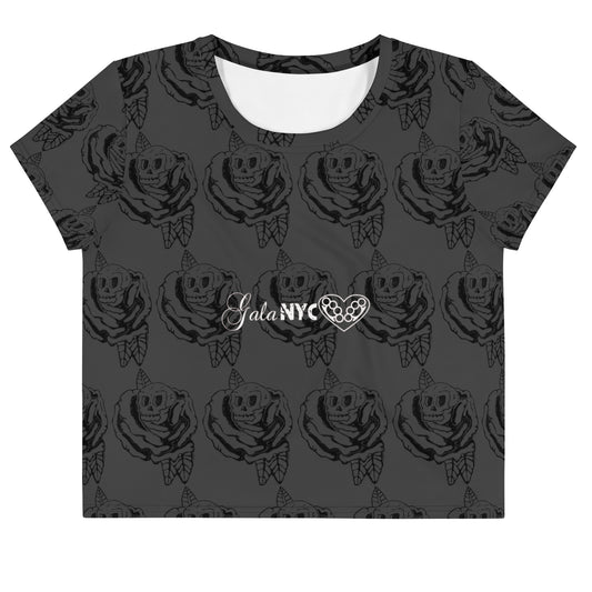 deadROSES All-Over Crop Tee