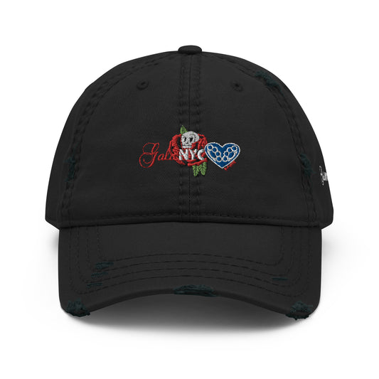 deadROSES Distressed Dad Hat