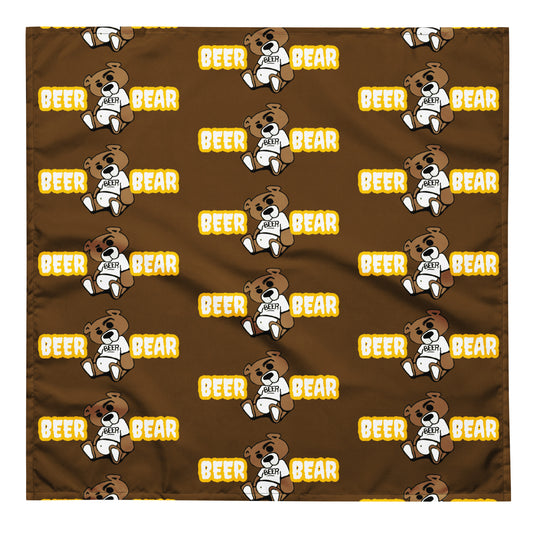 BeerBEAR All-over print bandana