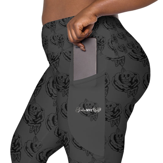 deadROSES Crossover leggings w pockets