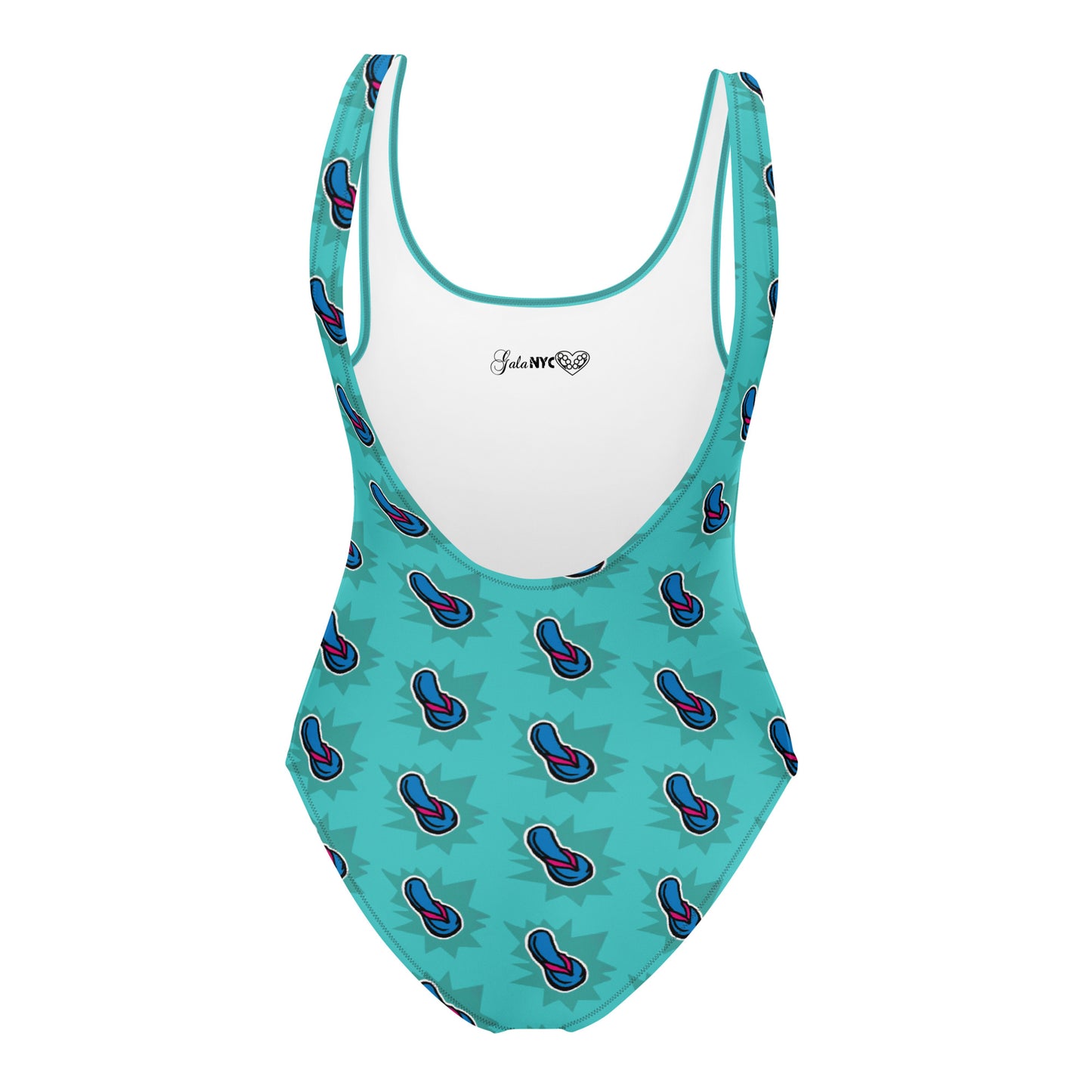 Chancleta Crew One-Piece Swimsuit (Teal)