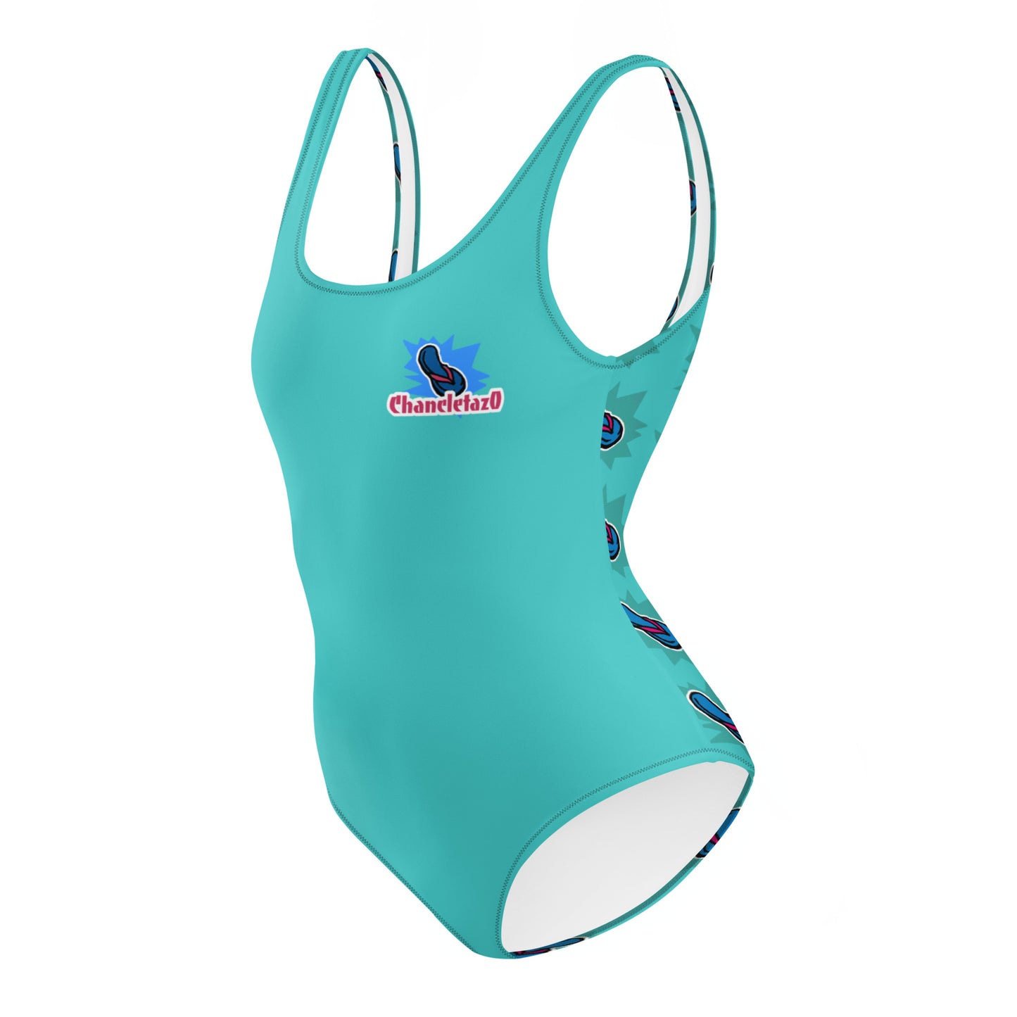 Chancleta Crew One-Piece Swimsuit (Teal)