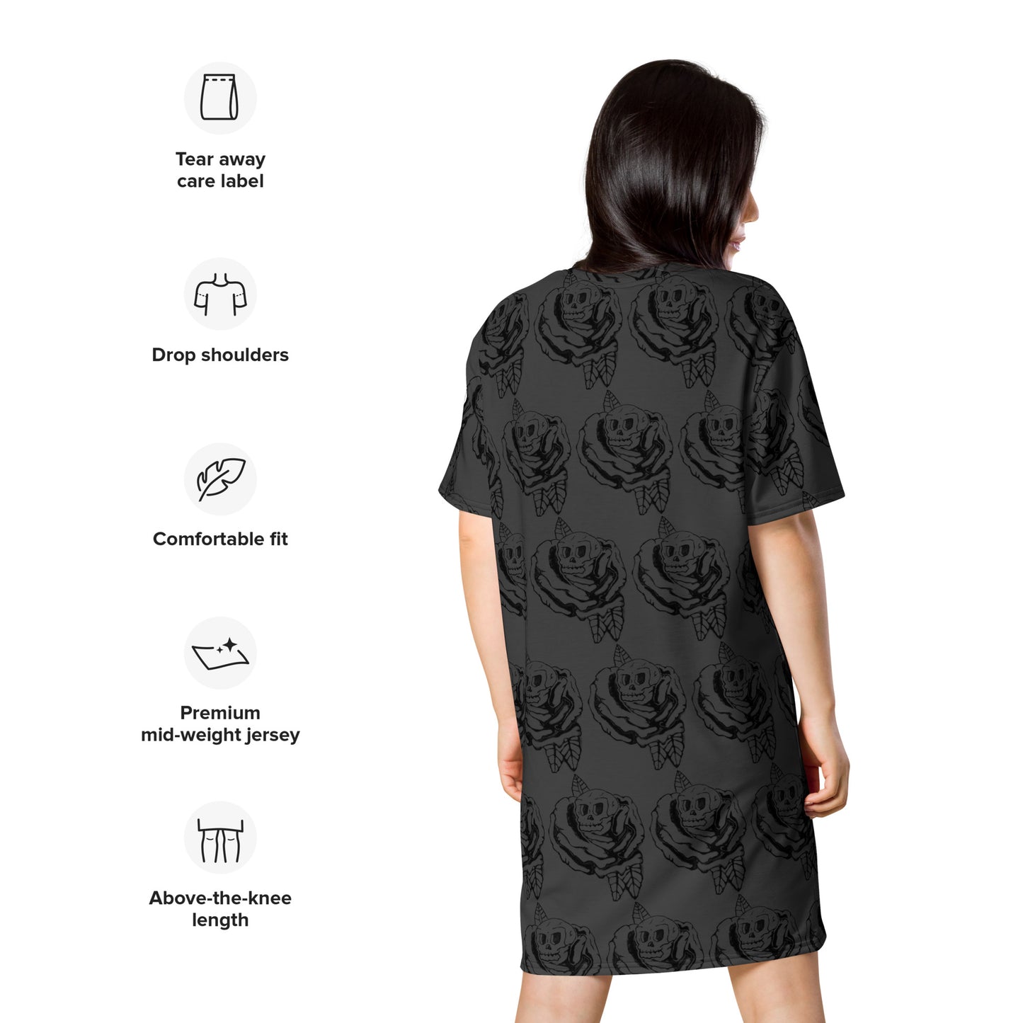 deadROSES T-shirt dress