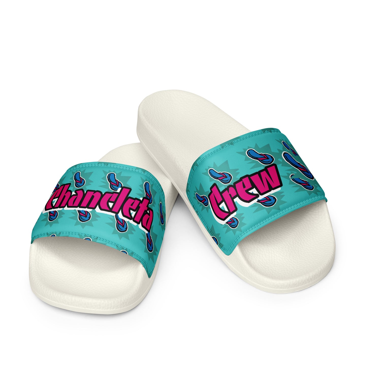 Chancleta Crew Slides (Teal)