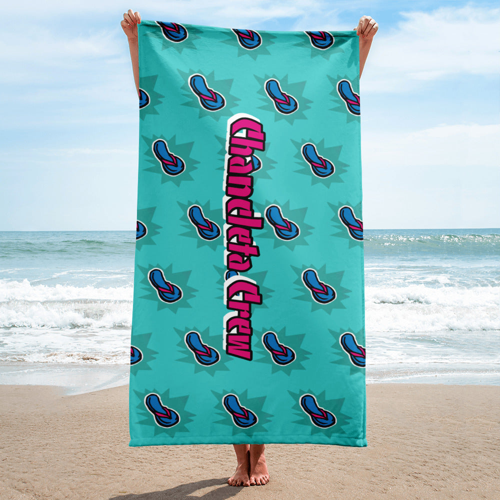 Chancleta Crew Beach Towel (Teal)