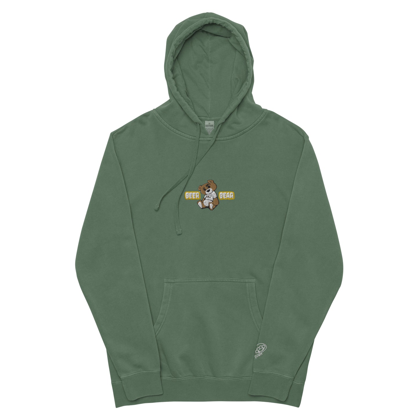 BeerBEAR pigment-dyed hoodie