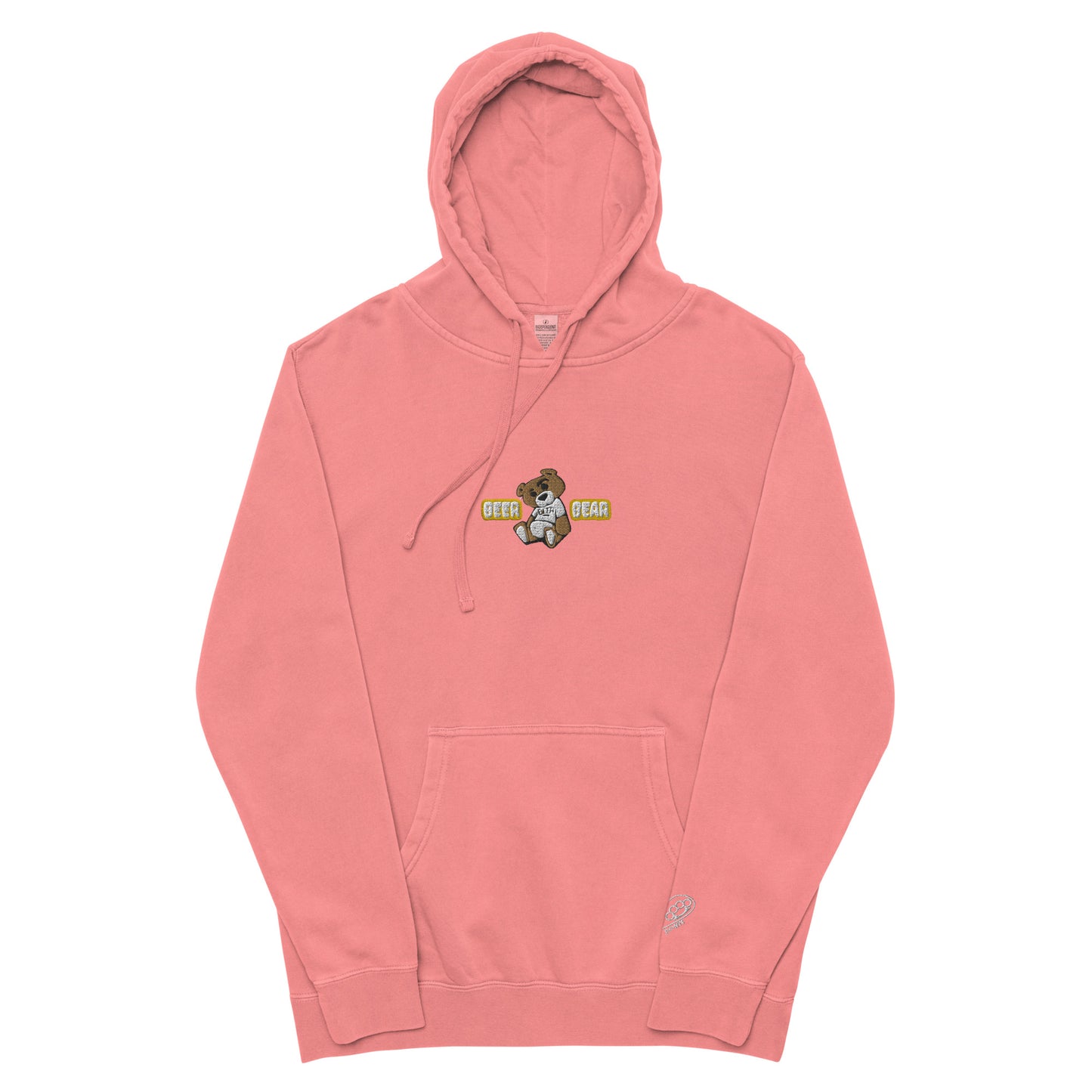 BeerBEAR pigment-dyed hoodie