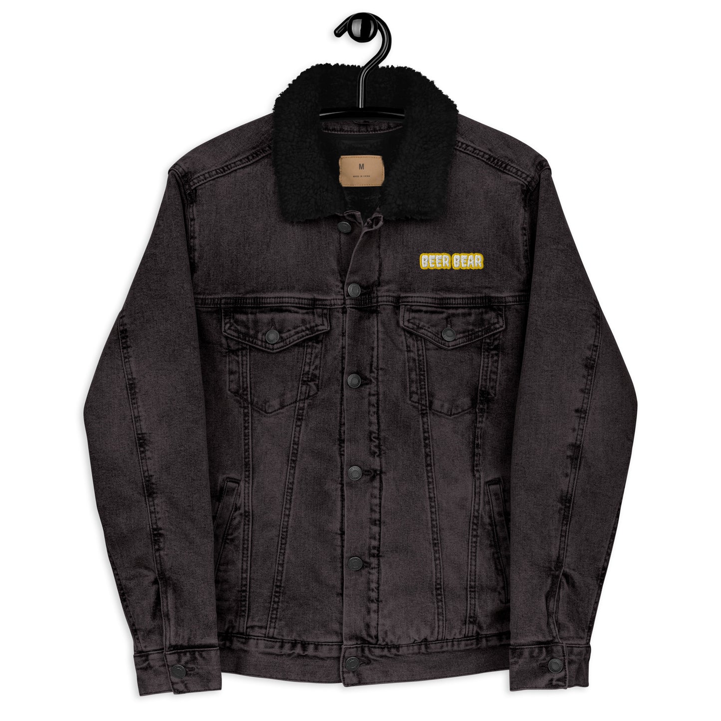 BeerBEAR Denim Sherpa jacket