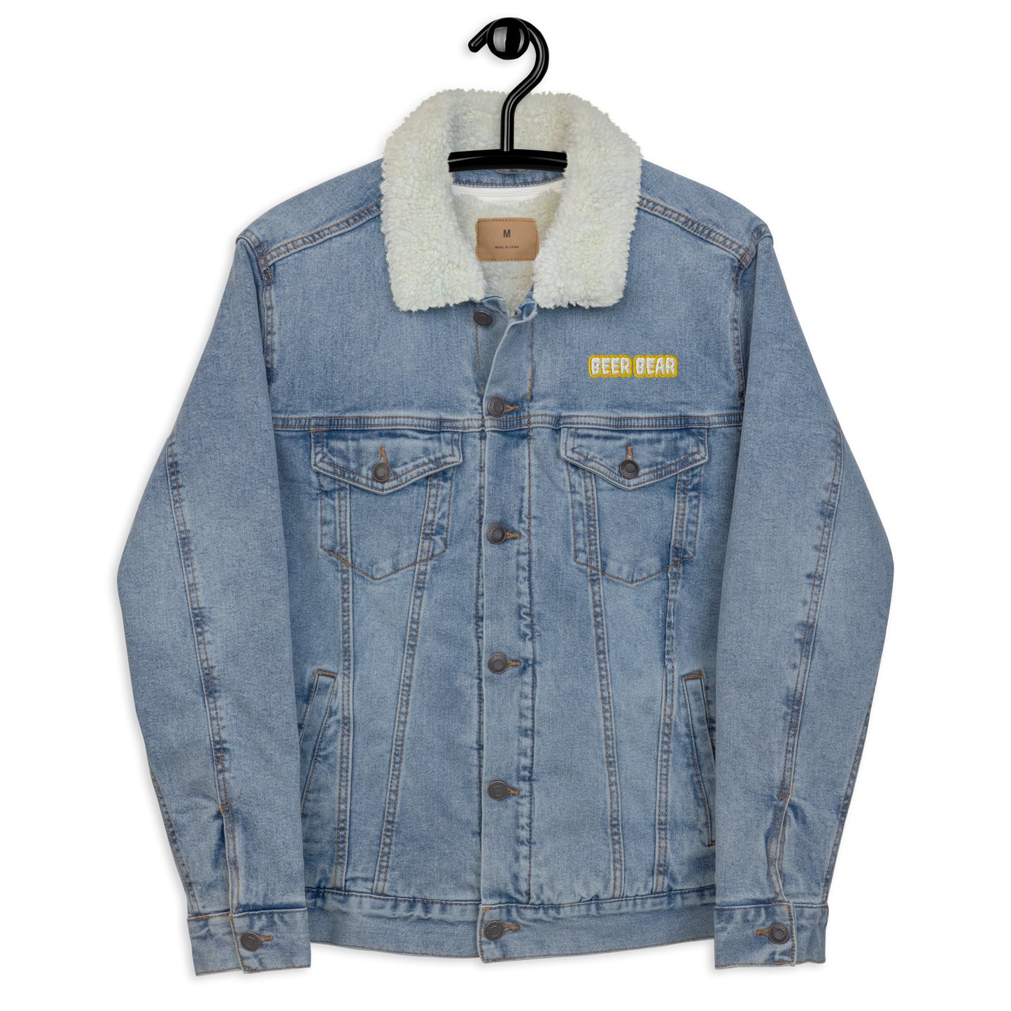 BeerBEAR Denim Sherpa jacket