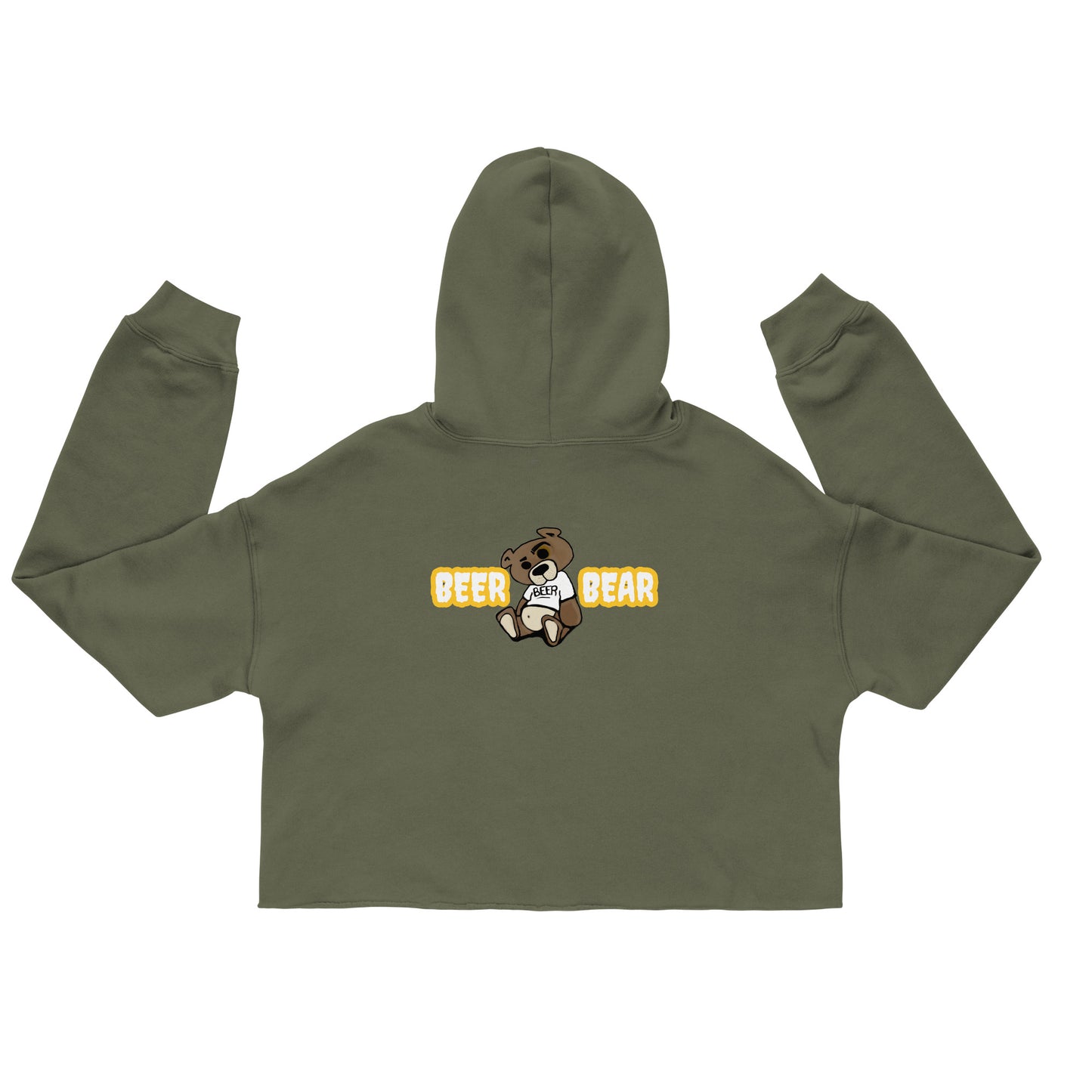 BeerBEAR Crop Hoodie