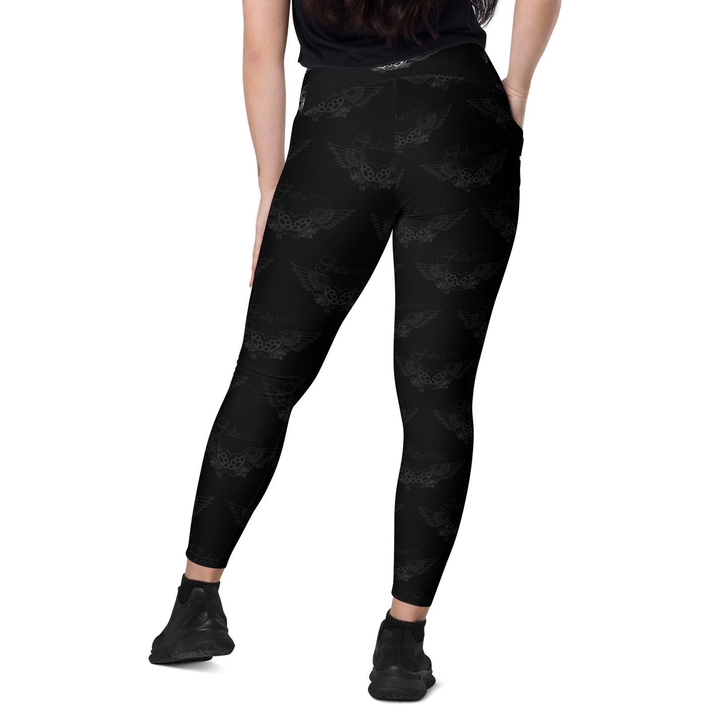 Fighter'sHEART Crossover leggings w/pockets