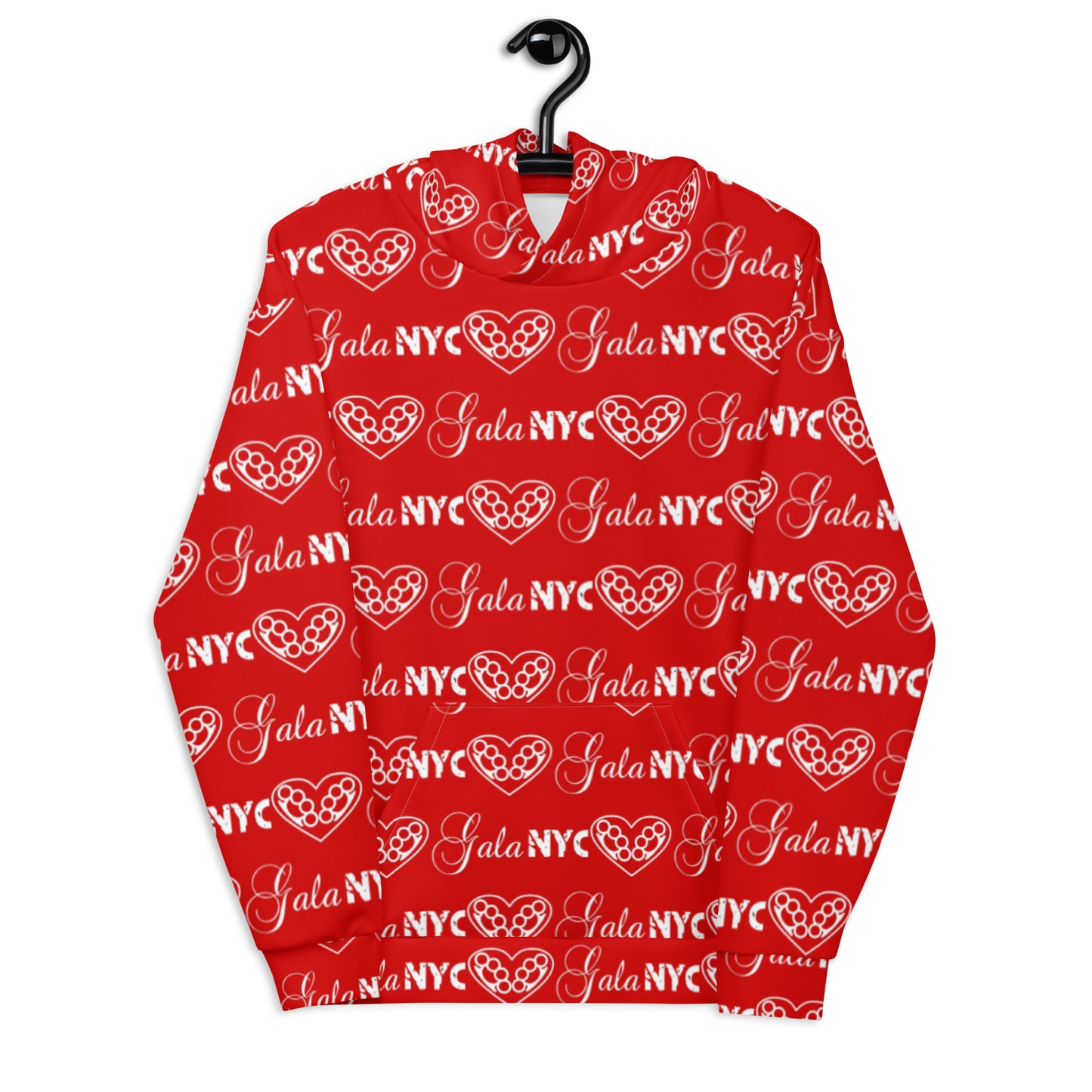 GalaNYC AllOVER Hoodie Red