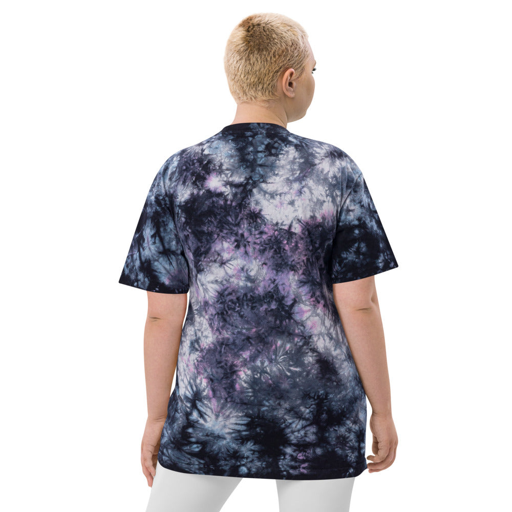 BackOUT OS tie-dye tee