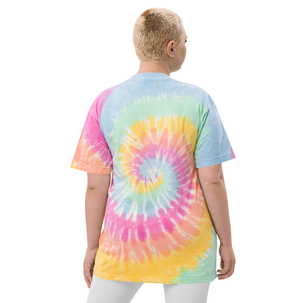 BackOUT OS tie-dye tee