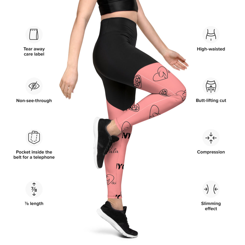 PINKlady Sports Leggings