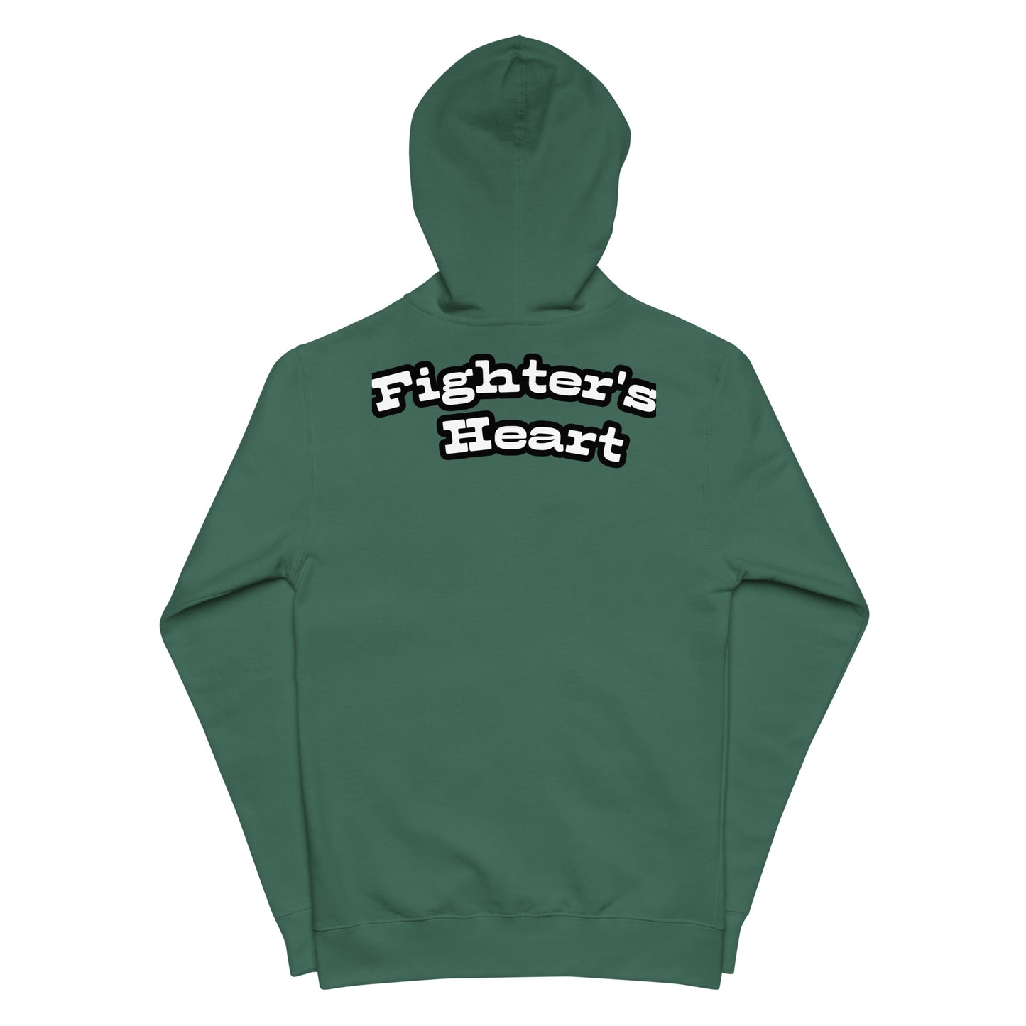 Fighter'sHEART zip up hoodie