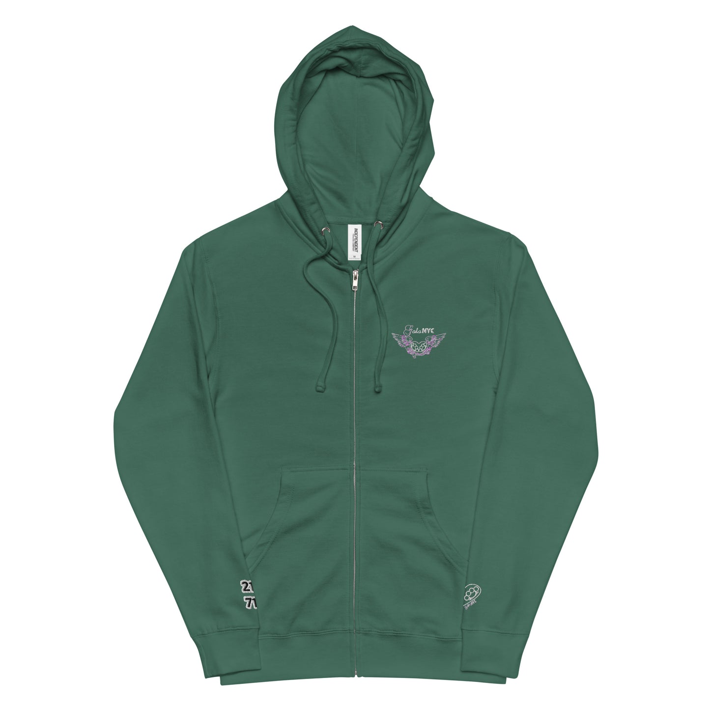 Fighter'sHEART zip up hoodie