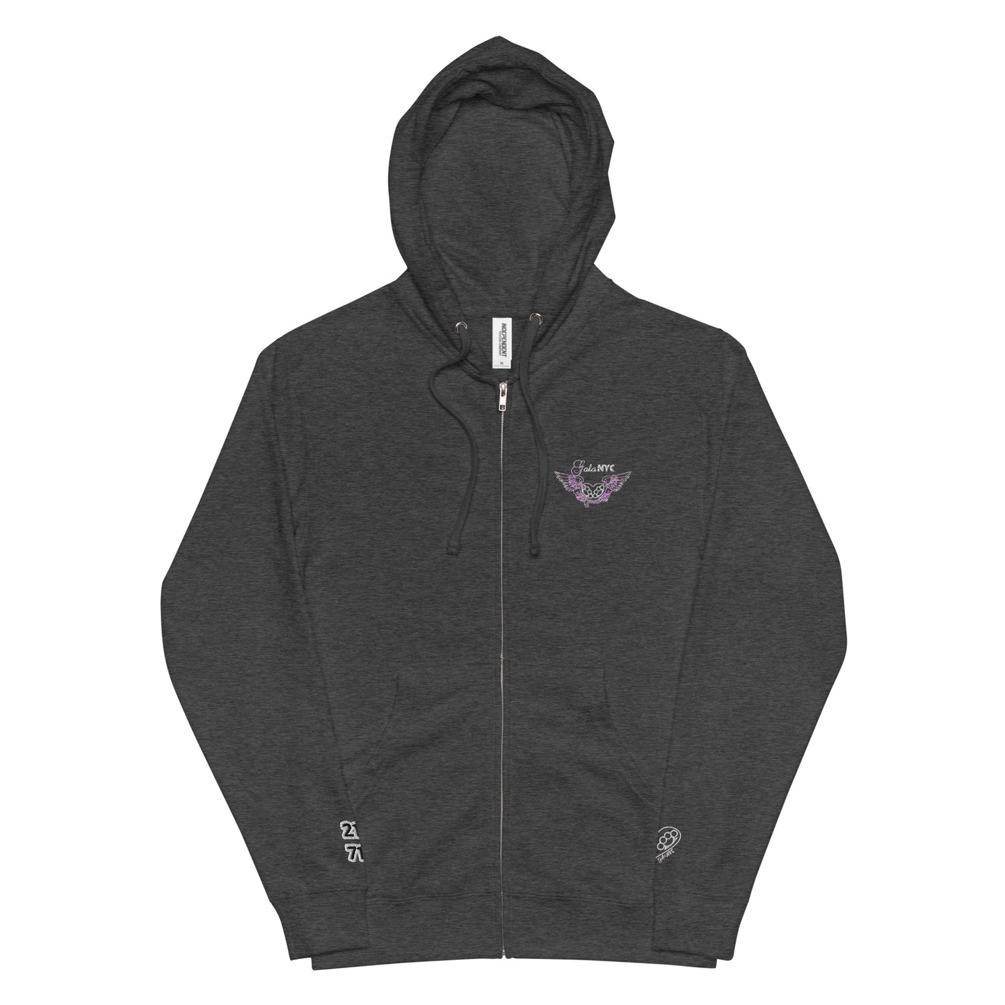 Fighter'sHEART zip up hoodie