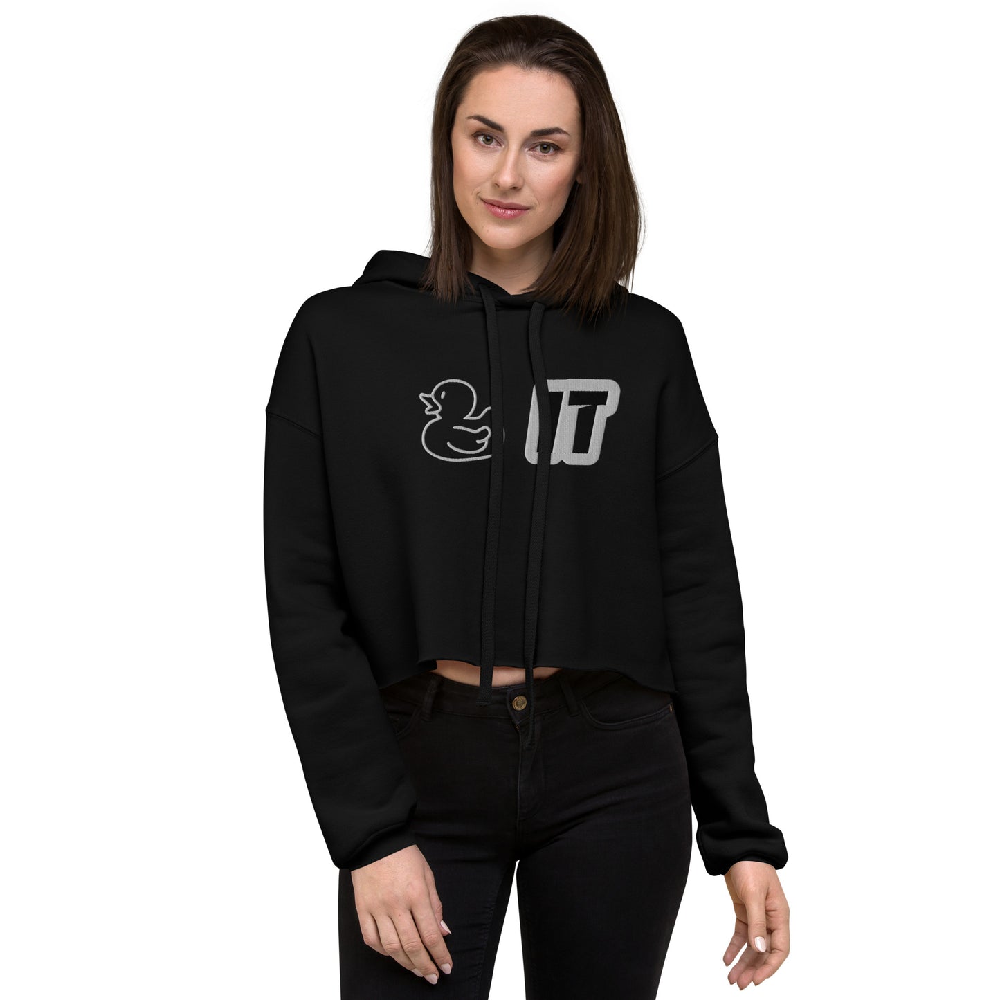 duck"IT" Crop Hoodie