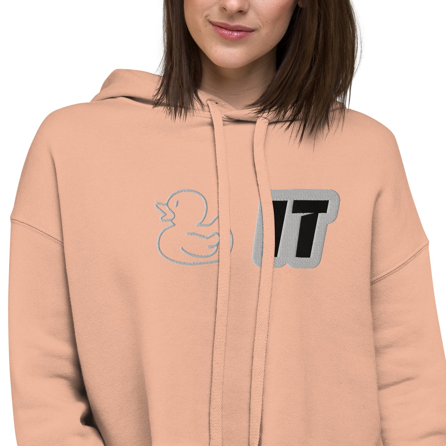 duck"IT" Crop Hoodie